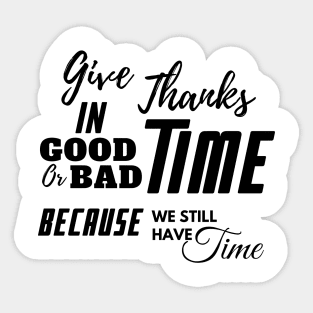 Give Thanks Sticker